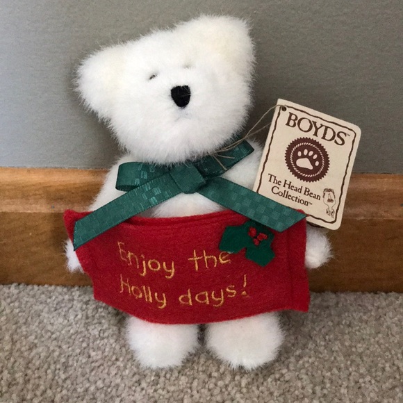 Boyds Bears Other - Boyds Bear Christmas Holly Bear Gift Card Holder